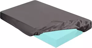 2-3 Inch Mattress Topper Cover (Only Cover) Memory Foam Protector Microfiber Mem - Picture 1 of 12
