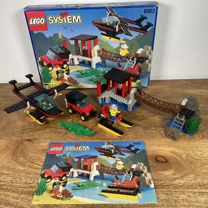 Juego de caja manual vintage años 90 Lego System 1996 Gator Landing 6563 99% completo - Imagen 1 de 24