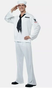 Disfraz de California Marinero, Blanco, Disfraz Pequeño, Blanco, Talla Pequeña Envío Gratuito - Imagen 1 de 8