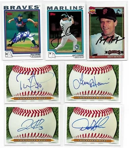 In Person Baseball Autos Sweet Spot Signed Pick Your Card ~ Buy 3 Get 1 Free! - Picture 1 of 1
