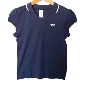 Gymboree Outlet Top Polo Shirt size 12 Years NWT Bee Embroidery Navy - Picture 1 of 8