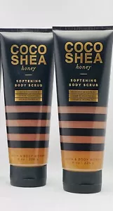 Bath & Body Works Coco Shea HONEY Softening Body Scrub x2 SEALED 8 oz., Each - Picture 1 of 2