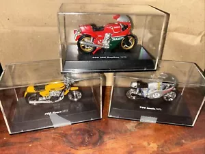 New-Ray 1:32 ducati motor bike 750 Imola 1972, Sport 1973, 900 MH 1979 Diecast - Picture 1 of 9