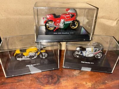 New-Ray 1:32 ducati motor bike 750 Imola 1972, Sport 1973, 900 MH 1979 Diecast - Image 1 of 4