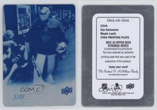2022 Upper Deck Extended Series UD Canvas Printing Plate Cyan 1/1 Ilya Samsonov
