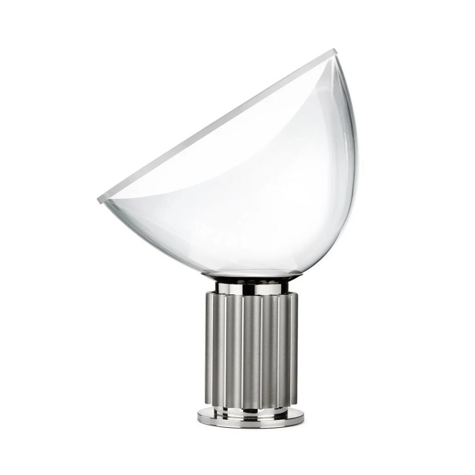 Lampada da tavolo Flos Taccia PMMA Argento Table Lamp