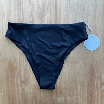 Parte inferior de bikini TORI PRAVER SAVANNAH BOTTOM para mujer forrada negra talla M nueva con etiquetas Foto 1 de 4