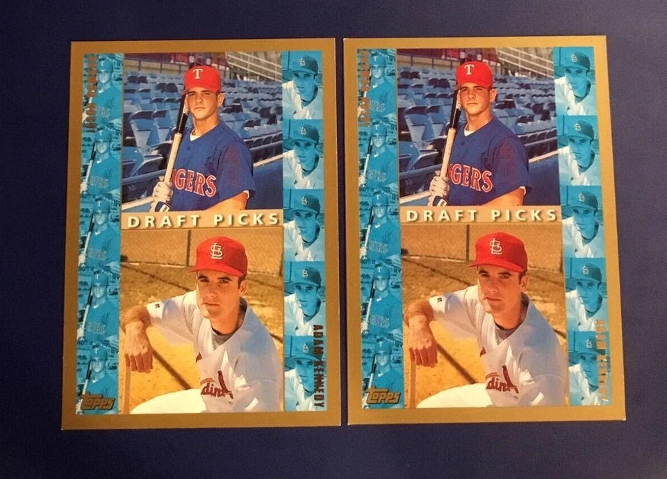 1998 Topps # 248 ADAM KENNEDY & JASON ROMANO Rookie Lot Texas Rangers Cardinals - Image 1 of 1