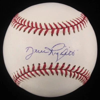 DAVE RIGHETTI SIGNED OFFICIAL MLB SERIE DE LOS EXPOS DE MONTREAL LOGO BALL AUTO - Image 1 of 4
