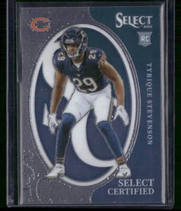 Panini Select 2023 #CRO-TST Tyrique Stevenson Select certificado Rookies Bears - Imagen 1 de 2