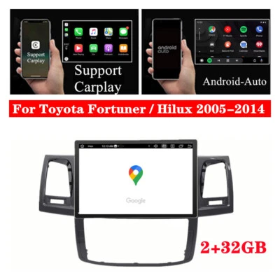 13.3" Android 12 Radio Stereo Head Unit 2+32GB For Toyota Fortuner Hilux 2005-14 - Image 1 of 4