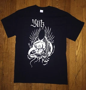 Blitz - 'Warriors' T-Shirt (Punk Oi KBD UK82 Crux Cock Sparrer Rejects Judge) - Bild 1 von 2