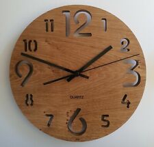 Modern Wall Clock Oak