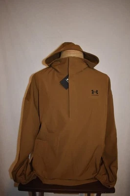 Under Armour Vibe Stormshell толстовка с капюшоном коричневый 1386575 498 пуловер куртка с Ярлыками - Изображение 1 из 4