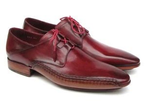 Paul Parkman Ghillie Lacing Handsewn Shoes Burgundy (ID#022-BUR) - Picture 1 of 7