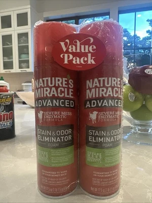 Advanced Stain and Odor Eliminator Foam Dog 17.5 Ounces, Pack Of 2 35 Oz Total - Image 1 of 4