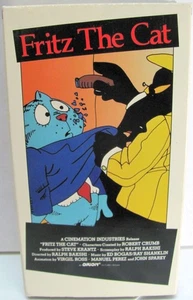 RARE Fritz The Cat VHS Tape Robert R. Crumb Warner Home Video 1988 Original EX - Picture 1 of 5