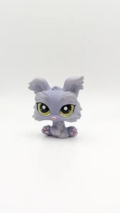 Littlest Pet Shop Dog # 1611 Lavender Purple Yorkie Dog Green Eyes - Bild 1 von 7