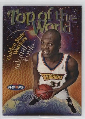 1997-98 NBA Hoops Top of the World Adonal Foyle #12TW Rookie RC - Image 1 of 2