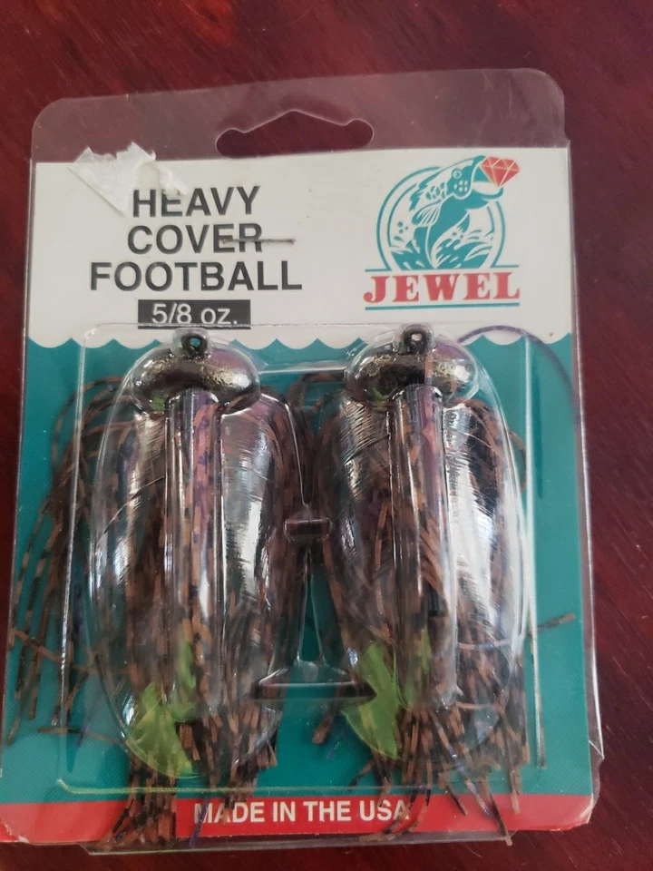 Cebos Jewel nuevos 1 oz. Señuelo de fútbol de cubierta pesada 5/8 Foto 1 de 1