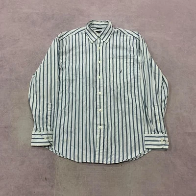 Camisa Nautica Camisa Rayas Estampado Manga Larga Con Logo Hombre L Foto 1 de 4