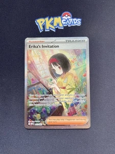 Juego de cartas coleccionables Pokémon Erika's Invitation 151 203/165 ilustración especial raro LP. - Imagen 1 de 3