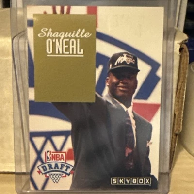 1992-93 Skybox Draft # DP1, SHAQUILLE O'NEAL RC, Orlando Magic, NBA HOF - Image 1 of 3