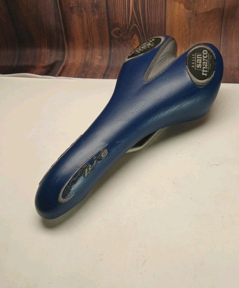 Selle San Marco Era Luxe Bike Saddle Blue Italy Bicycle Seat - Image 1 of 4