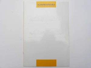 Prospekt Broschüre Karmann ZUKUNFT DES AUTOS MITGESTALTEN Corrado Fertigung 1991 - Picture 1 of 2