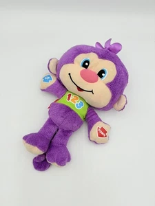 Fisher Price lila Affe Plüsch Lachen und Lernen interaktiv FUNKTIONIERT NICHT - Bild 1 von 8