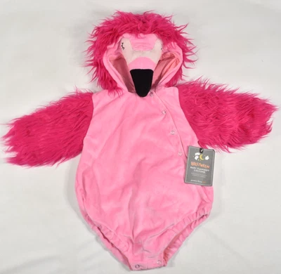 Pottery Barn Kids Baby Pink Flamingo Bird Costume Halloween 6-12 Months NEW - Image 1 of 4