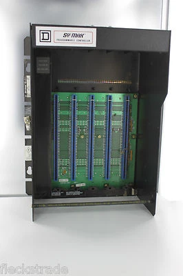 Square D SY/MAX RRK-100 Class 8030 Programmable Controller Rack Assy Chassis - Image 1 of 2