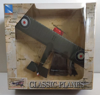 NEW RAY AEREI CLASSICI PLANE AEREO SOPWITH CAMEL F.1   CON SUPPORTO  ART 20223 - Immagine 1 di 2