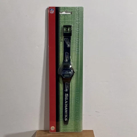 Game Time Seattle Seahawks Official NFL Fan's Watch Digital Watch New Old Stock Cover