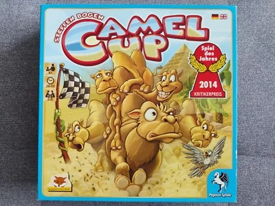 Camel Cup Brettspiel vollständig 2-8 Spieler | ab 8 Jahre Pegasus Camel up 2014 - Bild 1 von 4
