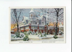 PC De Colección - Stein's at Oshkosh, Wisconsin - La Tienda Única del Mundo - Nieve - Sin Publicar - Imagen 1 de 2