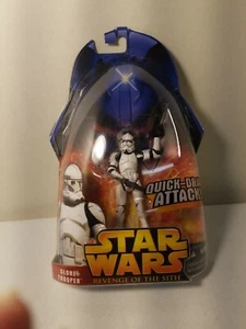 Star Wars Revenge of the Sith Clone Trooper #6 Quick-Draw Attack White Version  - Picture 1 of 5