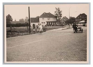 Oeding (Südlohn) 1960 - Grenze Niederlande - Motorrad mit Beiwagen - Foto - Picture 1 of 2