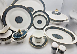 Royal Doulton Carlyle Abendessen, Salat, B&B, Tasse/Untertasse, Servicegeschirr & 5 tlg. Gedeck - Bild 1 von 73