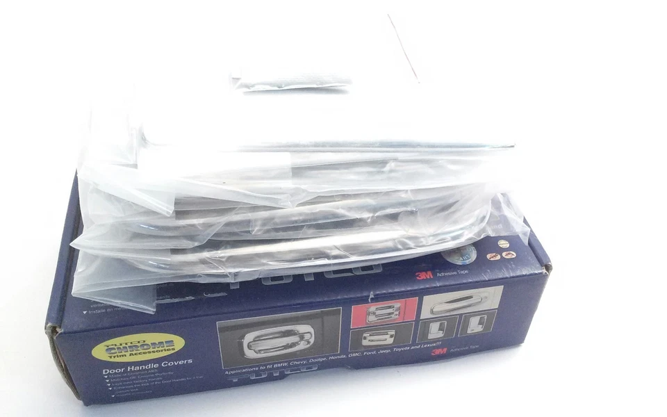 NUEVO juego de cuatro manijas de puerta cromadas con llave para Ford Expedition 2002 CCIDH68108A Foto 1 de 4