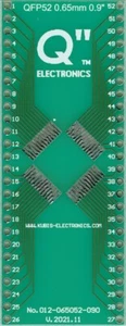 QFP52, LQFP52, MQFP52, SQFP52, TQFP52 0.65mm à DIP 0.9" [FR] - Picture 1 of 1