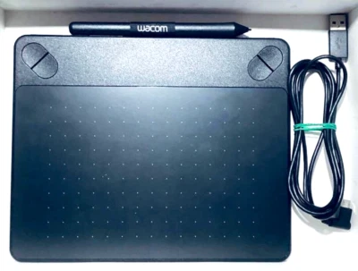 Wacom Intuos CTH-490 Creative Pen & Touch Tablet black From Japan Excellent - Image 1 of 4