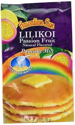 Mezcla para panqueques Hawaiian Sun LILIKOI PASSION 6 OZ. Bolsa Foto 1 de 2