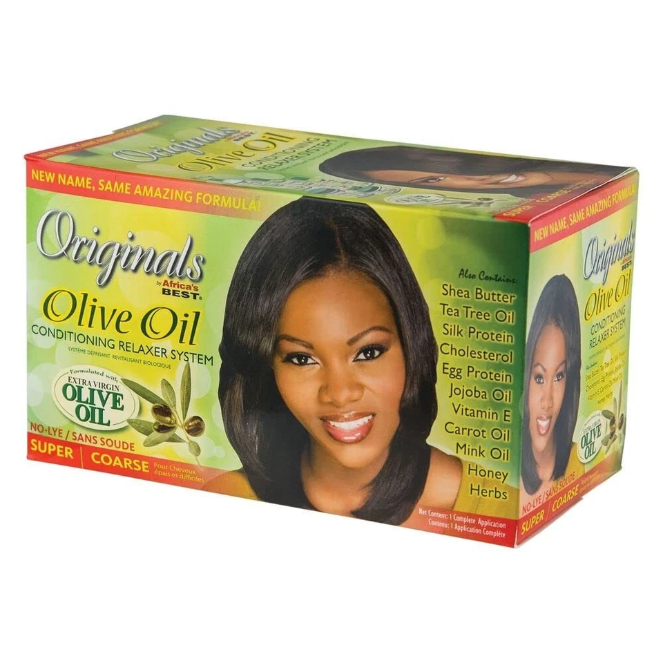 Originals By Africa's Best Olive Oil Hair Relaxer Kit, No Lye Super / Coarse - Image 1 of 1