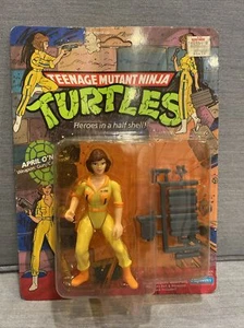 Teenage Mutant Ninja Turtles 1988 TMNT April O'Neil 10 Back Orange Yellow - Picture 1 of 14