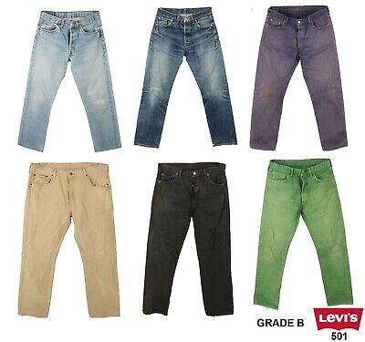 Levis 501 Denim Jeans Grade B 90s Retro Vintage Job Lot Wholesale X30 Pieces  • 221.01€