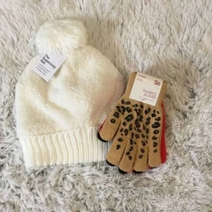 SONOMA Winterset Sherpa Pom Beanie mit 3 Paar Handschuhen Damen OSFM Che… - Bild 1 von 10
