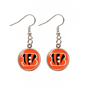 Cincinnati Bengals Earrings NFL FOOTBALL TEAM US Seller STOCK SHIPPING IN 1 Day! - Picture 1 of 1