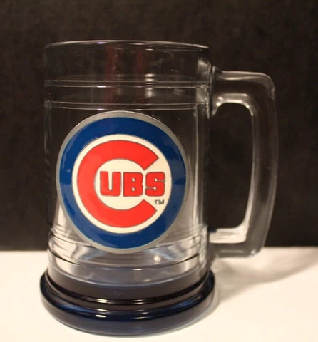 Chicago Cubs BEER MUG GLASS CUP LOGO Cover