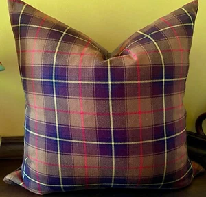 Ralph Lauren Beadaig Tartan Original LFY20329F English Wool Pillow Cover All Sz - Picture 1 of 9